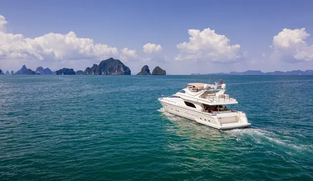 Ferretti 80 Sofia, a yacht under the management of Horizon Cruises Phuket